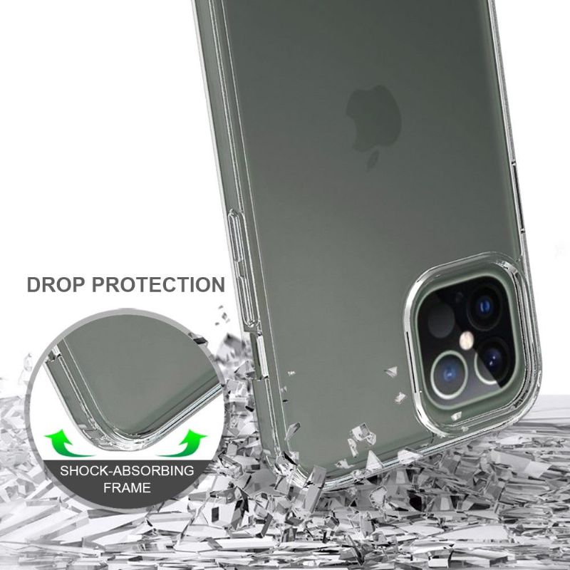 Cover iPhone 12 Pro Max Beskyttelsessæt Gennemsigtig