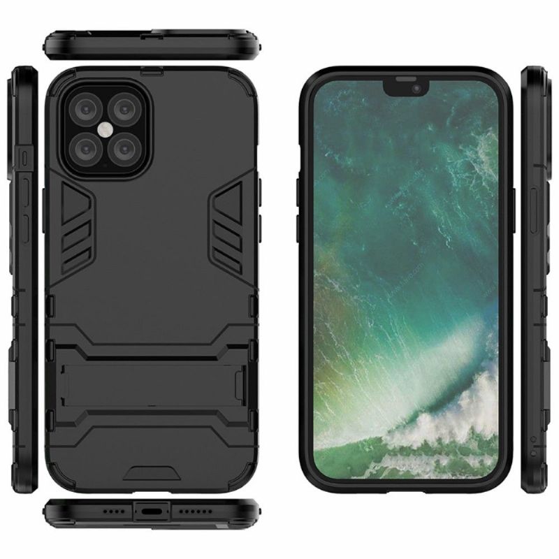 Cover iPhone 12 Pro Max Cool Guard Stødsikker Med Integreret Stativ