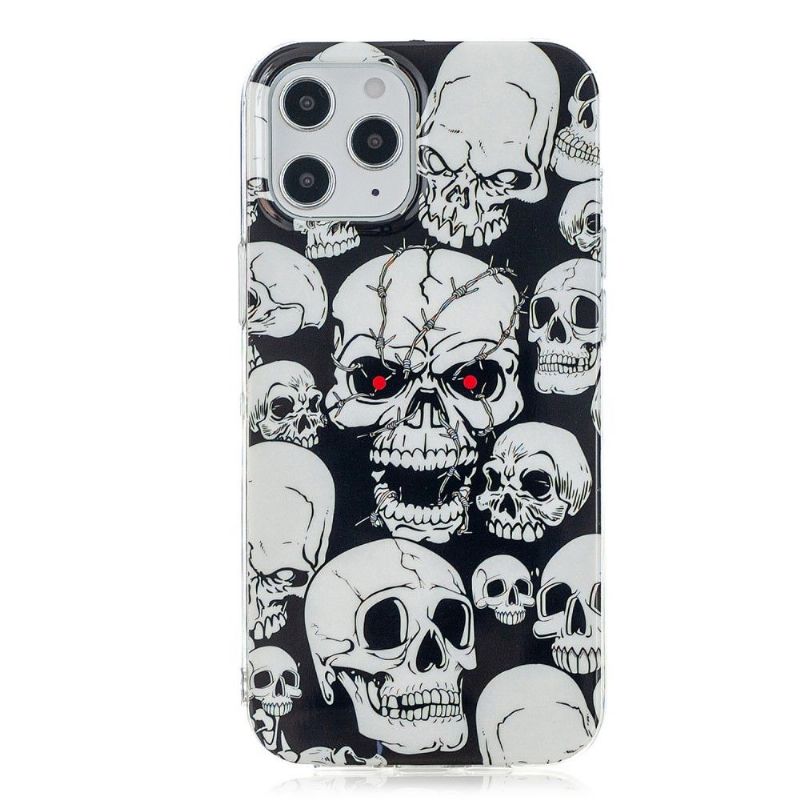 Cover iPhone 12 Pro Max Lysende Kranie