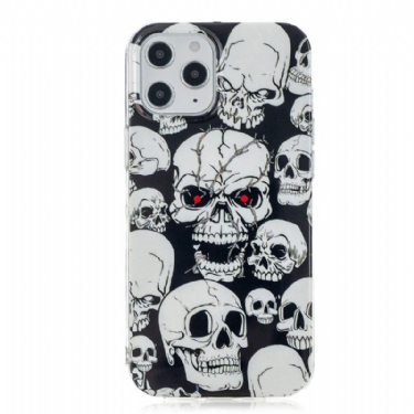 Cover iPhone 12 Pro Max Lysende Kranie