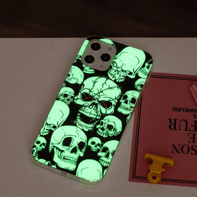 Cover iPhone 12 Pro Max Lysende Kranie