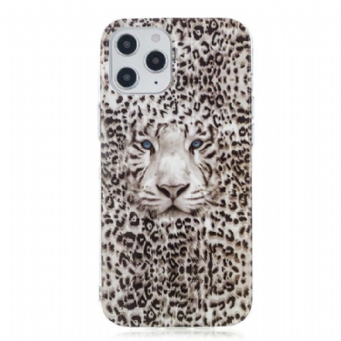 Cover iPhone 12 Pro Max Lysende Sneleopard