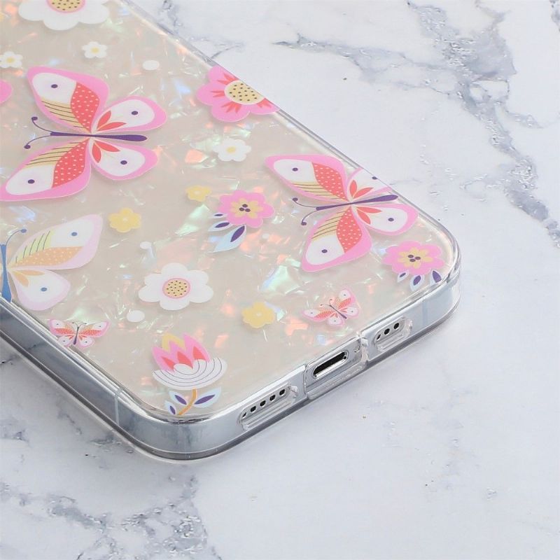 Cover iPhone 12 Pro Max Sommerfugle Og Blomster