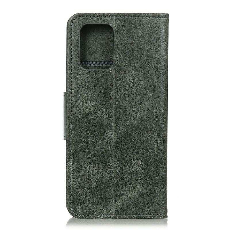 Etui iPhone 12 Pro Max Anti-fald Flip Cover Støttefunktion I Imiteret Læder