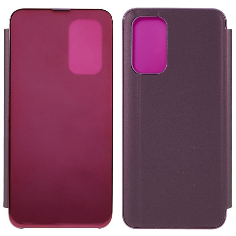 Cover Oppo A54 5G / A74 5G Spejl Og Lædereffekt