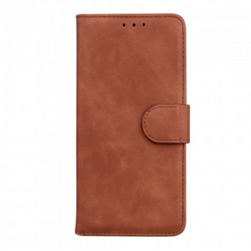 Læder Cover Oppo A54 5G / A74 5G Monokrom Lædereffekt