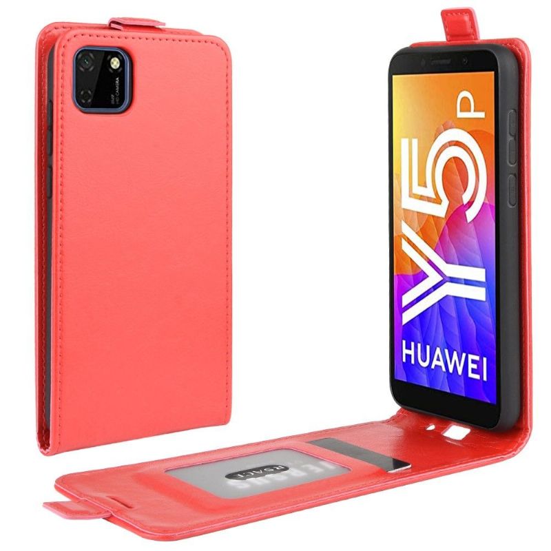 Etui Huawei Y5p Flip Cover Lodret Kunstlæder