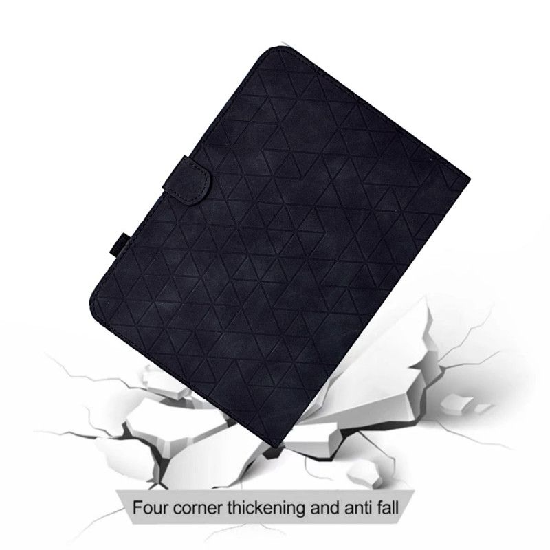 Flip Cover Samsung Galaxy Tab S9 Fe Geometrisk Mønster