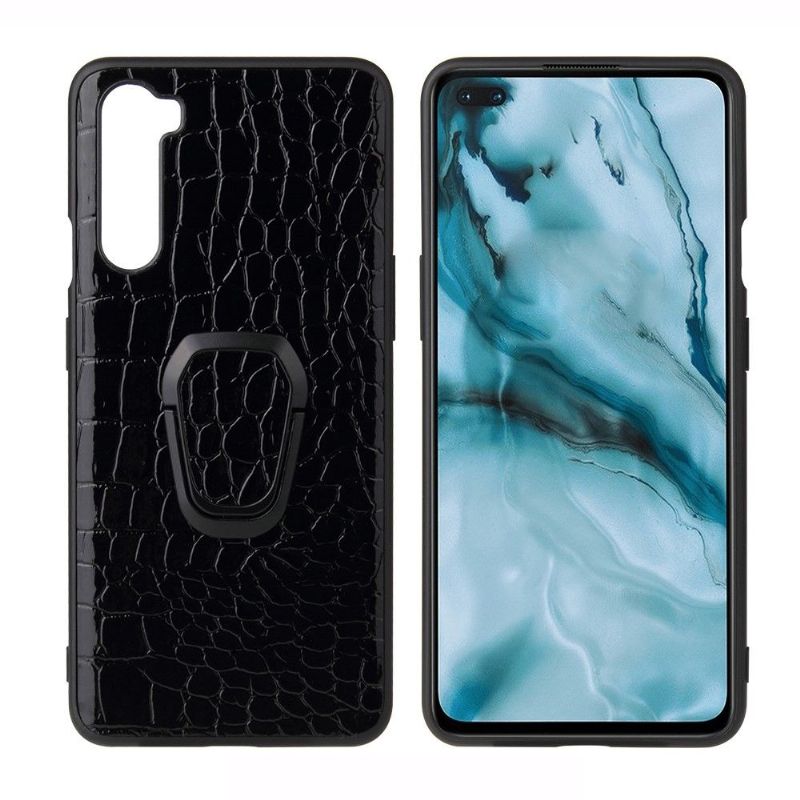 Cover OnePlus Nord Croc-effekt Med Magnetisk Holder