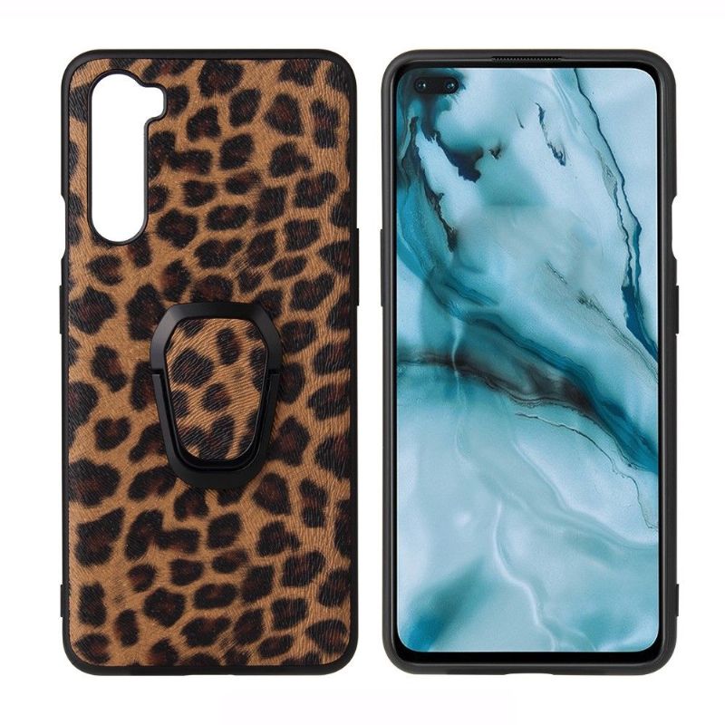 Cover OnePlus Nord Leopardmønster Med Magnetisk Holder