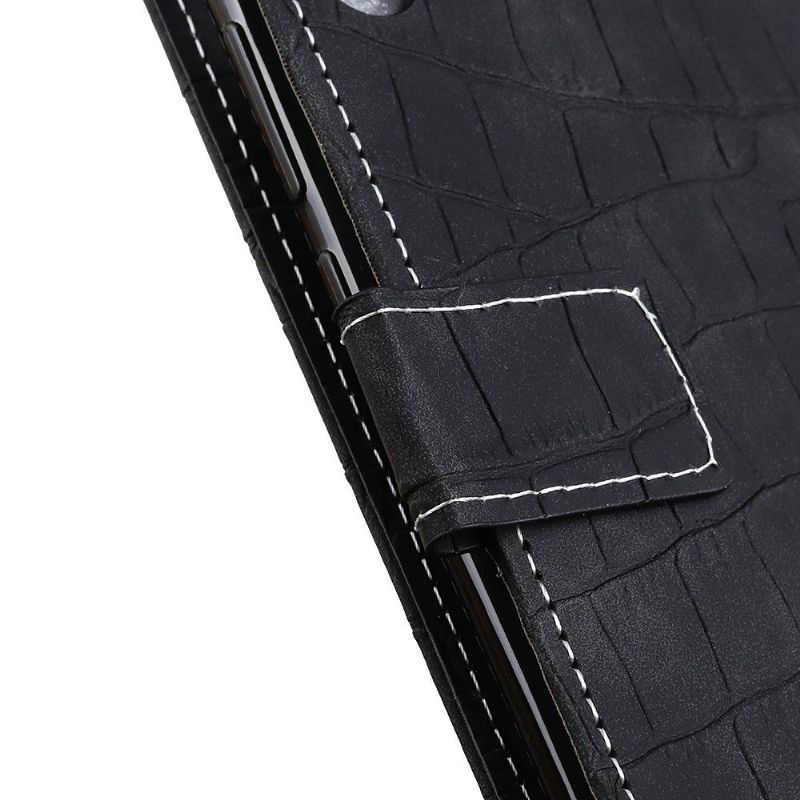 Flip Cover OnePlus Nord Croc-imiteret Læder-look