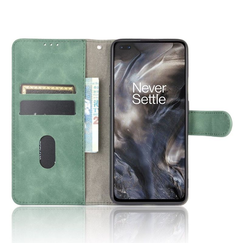 Flip Cover OnePlus Nord Læder Cover Grønt Kunstlæder