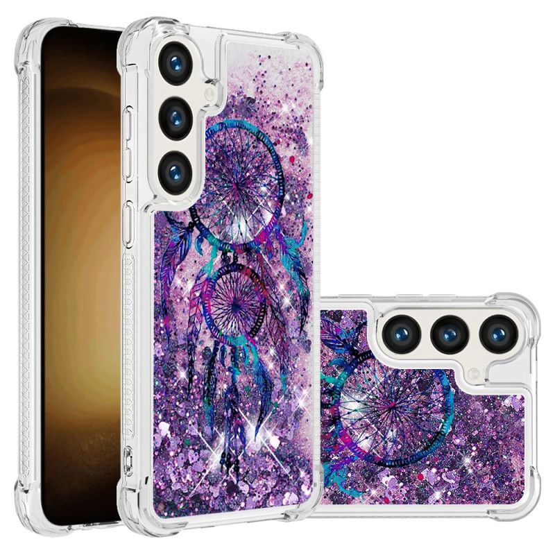 Cover Samsung Galaxy S24 Plus 5g Flydende Glitter Drømmefanger