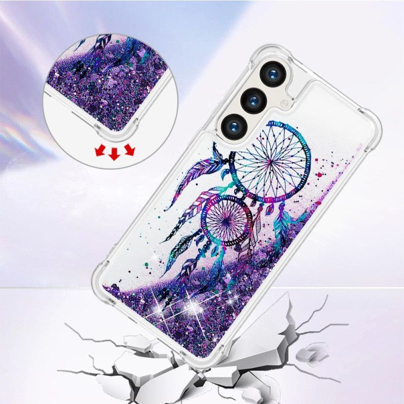 Cover Samsung Galaxy S24 Plus 5g Flydende Glitter Drømmefanger