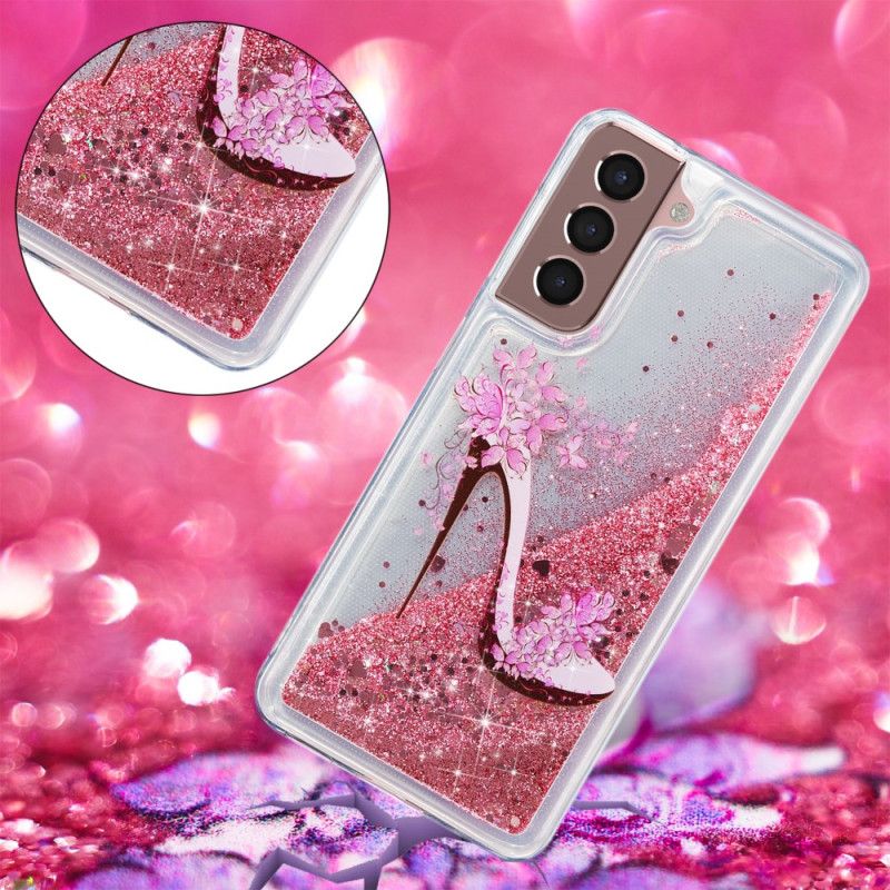 Cover Samsung Galaxy S24 Plus 5g Flydende Glitterpumpe