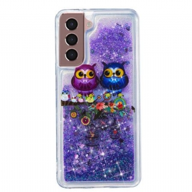 Cover Samsung Galaxy S24 Plus 5g To Ugler Flydende Glitter