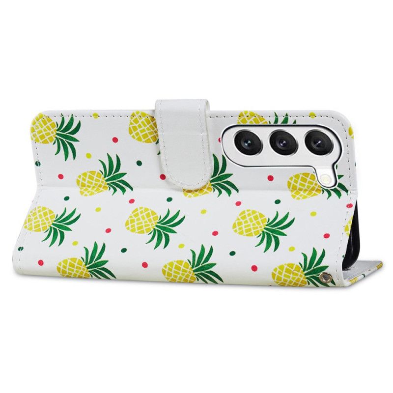 Flip Cover Samsung Galaxy S24 Plus 5g Ananas Med Rem