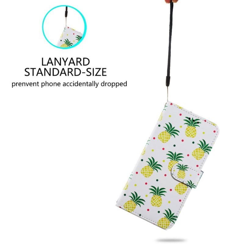 Flip Cover Samsung Galaxy S24 Plus 5g Ananas Med Rem