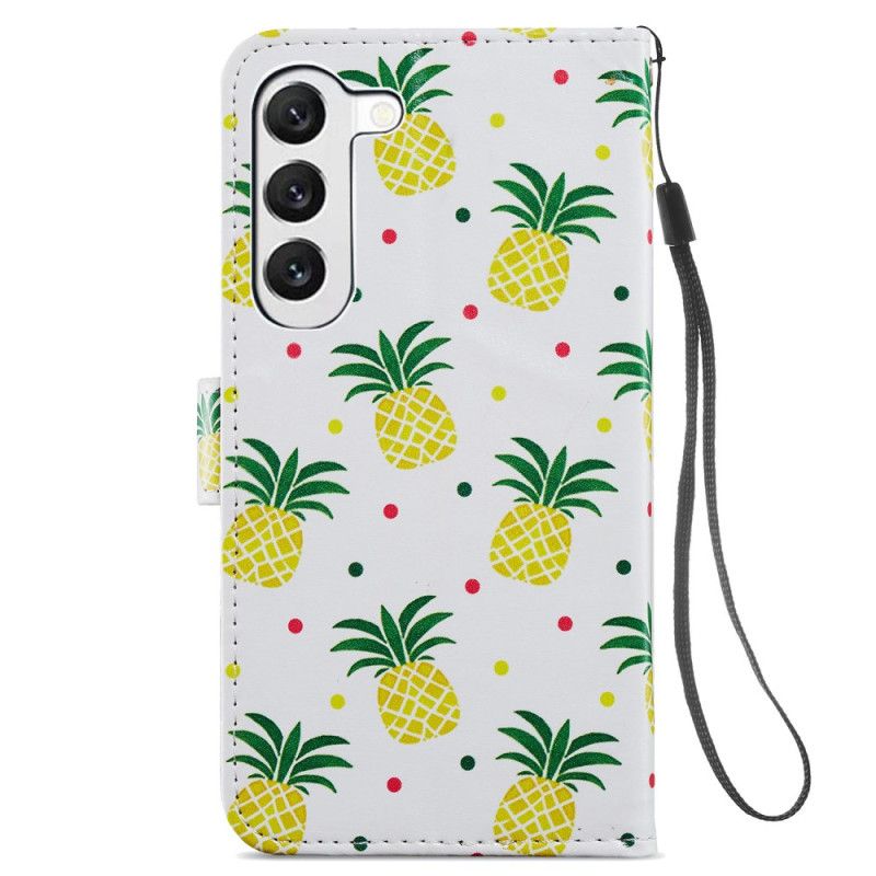 Flip Cover Samsung Galaxy S24 Plus 5g Ananas Med Rem