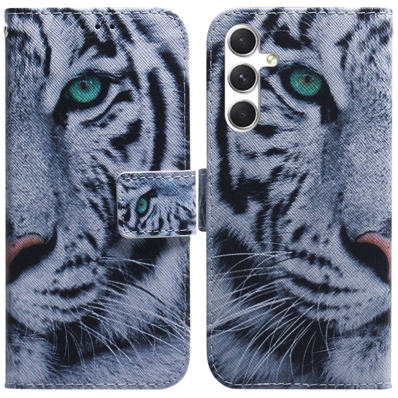 Flip Cover Samsung Galaxy S24 Plus 5g Hvid Tiger