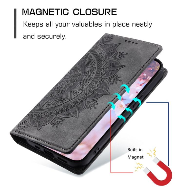 Flip Cover Samsung Galaxy S24 Plus 5g Mandalablomst