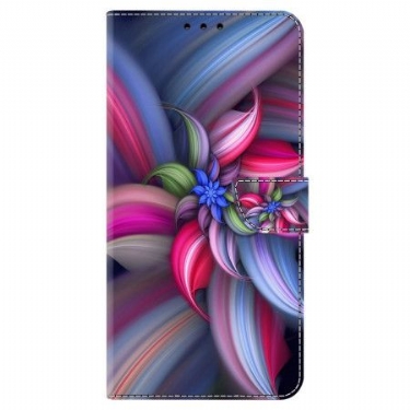 Flip Cover Til Samsung Galaxy S24 Plus 5g Farverige Blomster