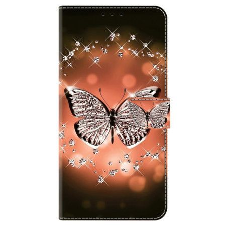 Flip Cover Til Samsung Galaxy S24 Plus 5g Krystalsommerfugl