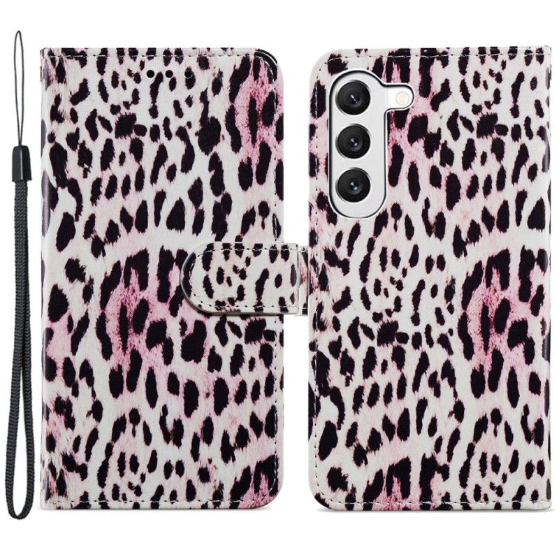 Flip Cover Til Samsung Galaxy S24 Plus 5g Leopardeffektrem