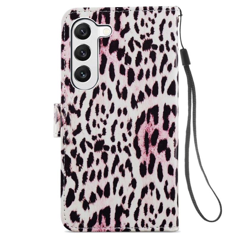 Flip Cover Til Samsung Galaxy S24 Plus 5g Leopardeffektrem