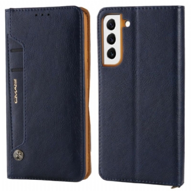 Læder Cover Samsung Galaxy S24 Plus 5g Telefon Etui Med Fotoslots