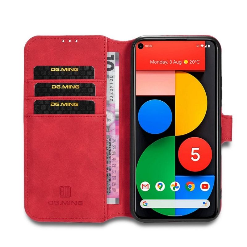 Flip Cover Google Pixel 4a 5G Anti-fald Dg Ming Retro Style