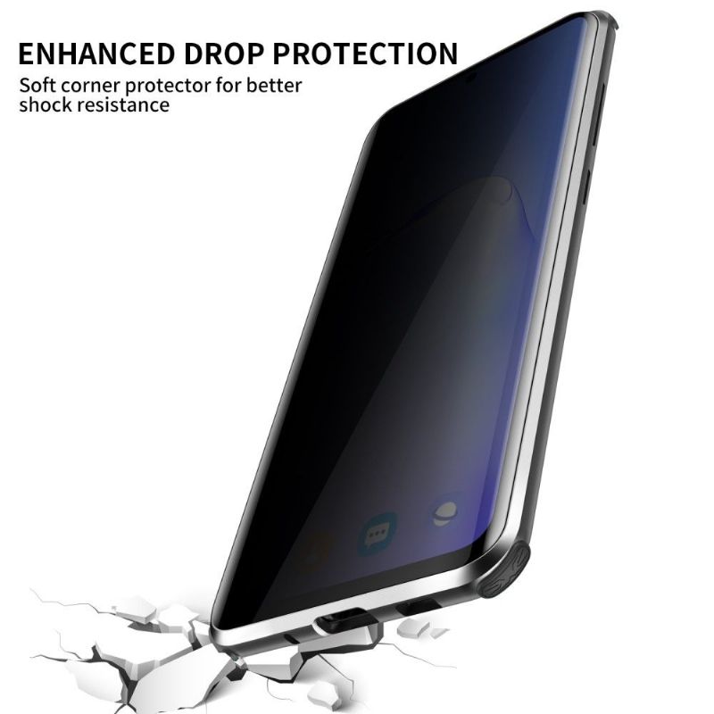 Cover Samsung Galaxy S20 Aftageligt Hærdet Glas Med Privatlivsfilter