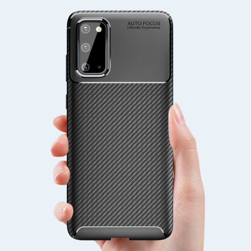 Cover Samsung Galaxy S20 Hemming Gel Carbon Fiber Style