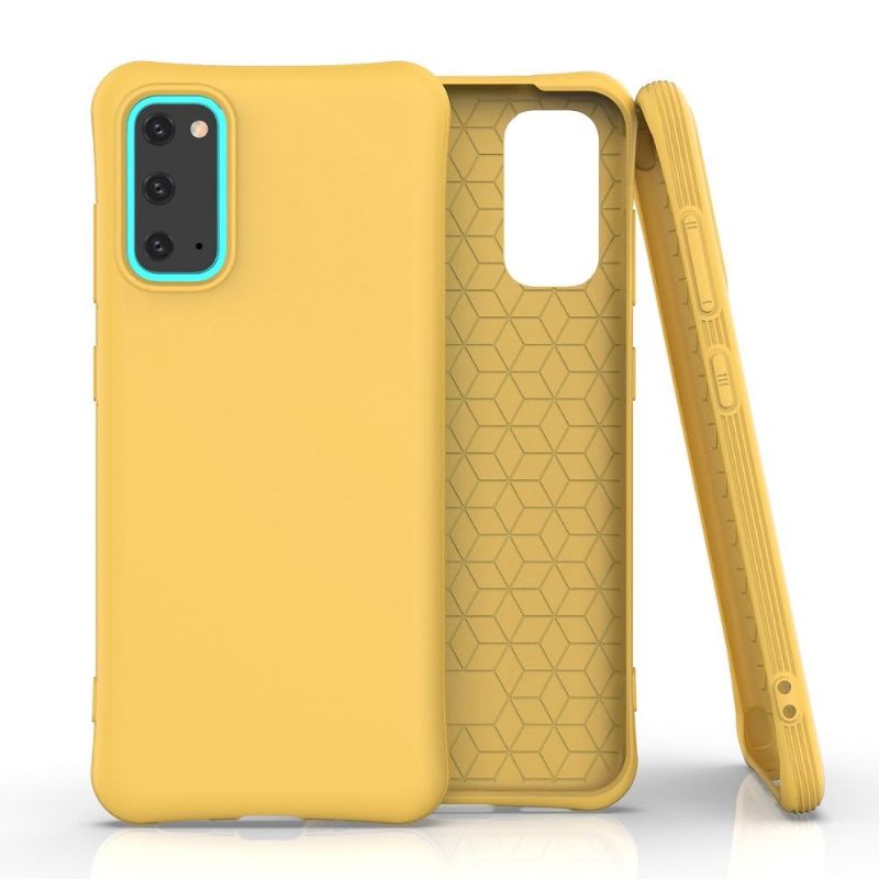 Cover Samsung Galaxy S20 Silikonemåtte Forstærkede Hjørner