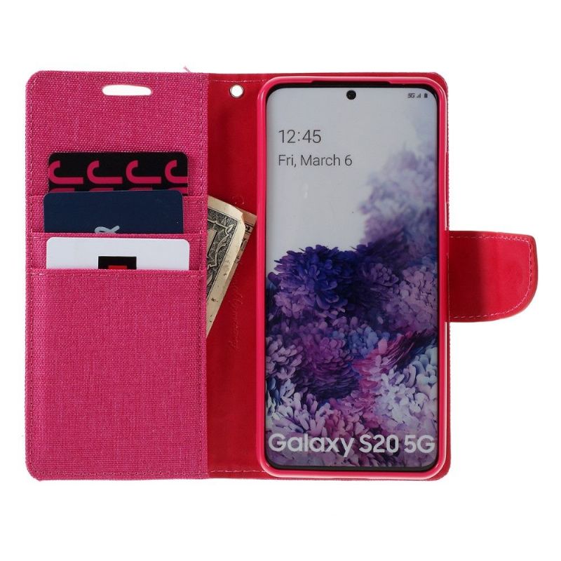 Flip Cover Samsung Galaxy S20 Mercury Canvas