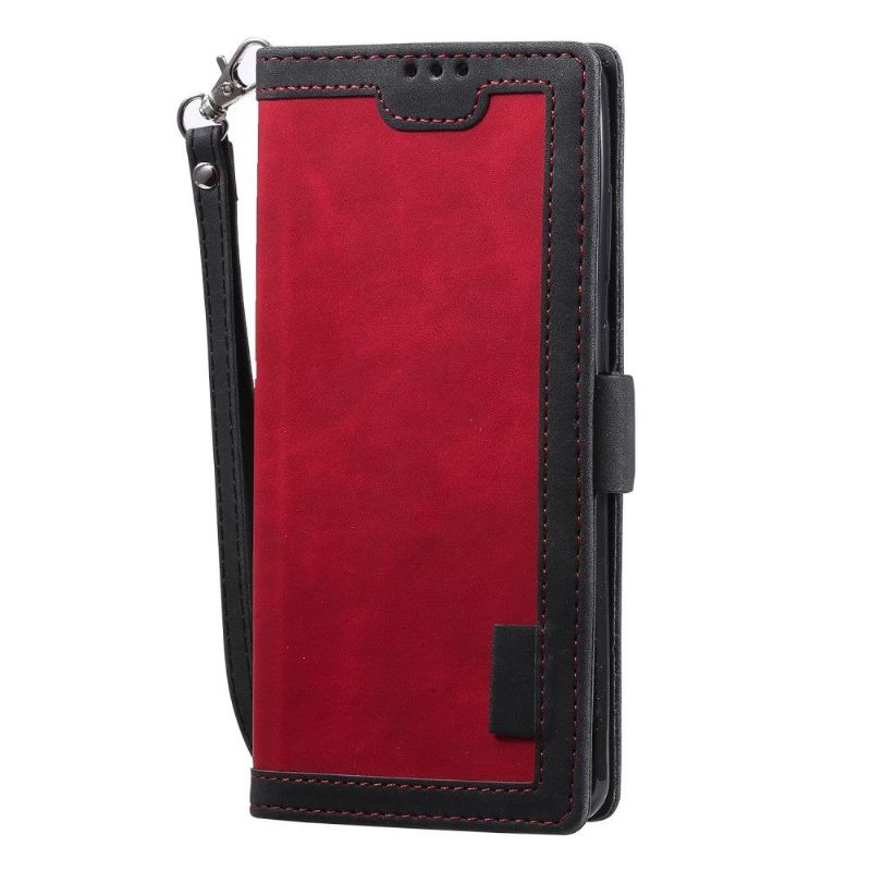 Flip Cover Samsung Galaxy S20 Vintage Lomme Med Snor