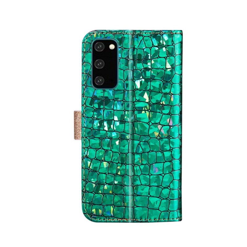 Læder Cover Samsung Galaxy S20 Luksus Croc Effekt