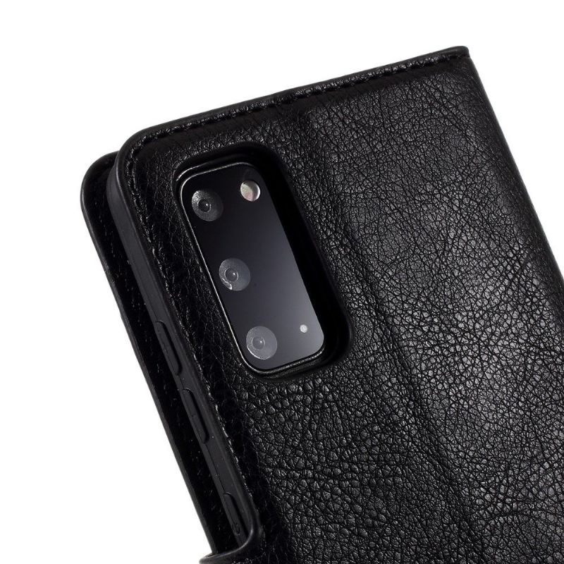 Læder Cover Samsung Galaxy S20 Original Kaiyue Imiteret Læder