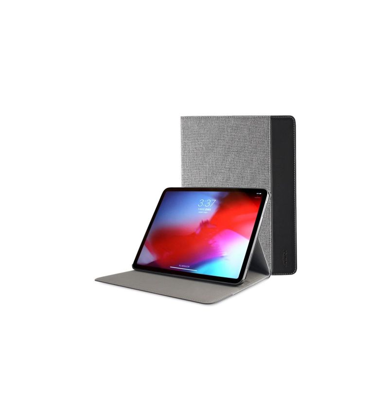 iPad Pro 12.9" 2018 - Gensidigt Tofarvet Stofcover