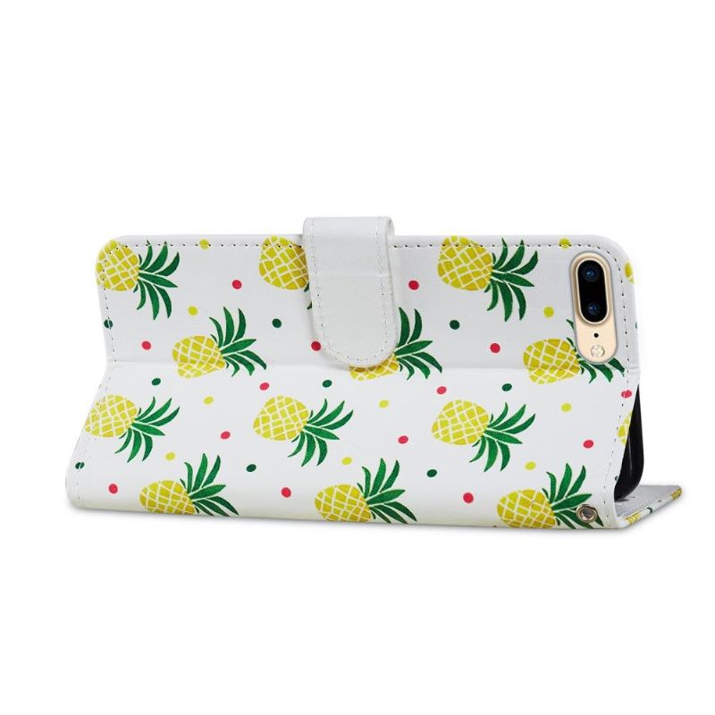 Flip Cover iPhone 8 Plus / 7 Plus Ananas