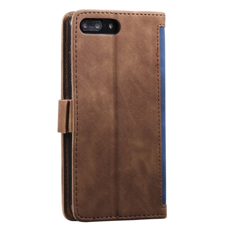 Flip Cover iPhone 8 Plus / 7 Plus Med Snor Vintage Kortholder