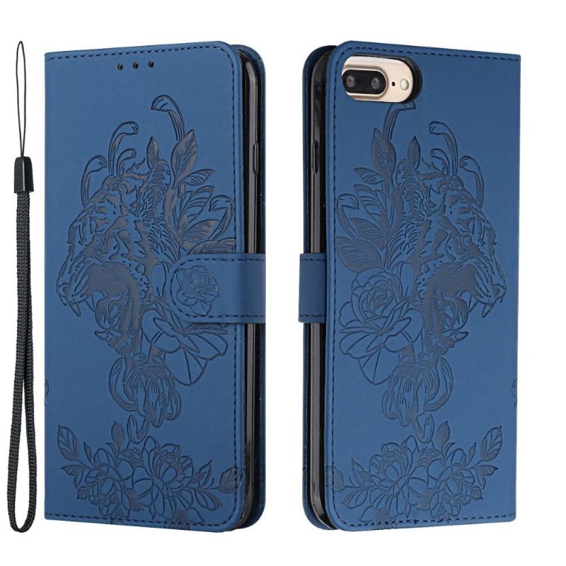 Flip Cover iPhone 8 Plus / 7 Plus Tiger Design