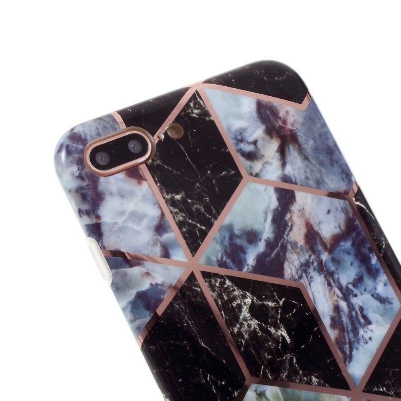 Mobilcover iPhone 8 Plus / 7 Plus Original Geometrisk Marmor