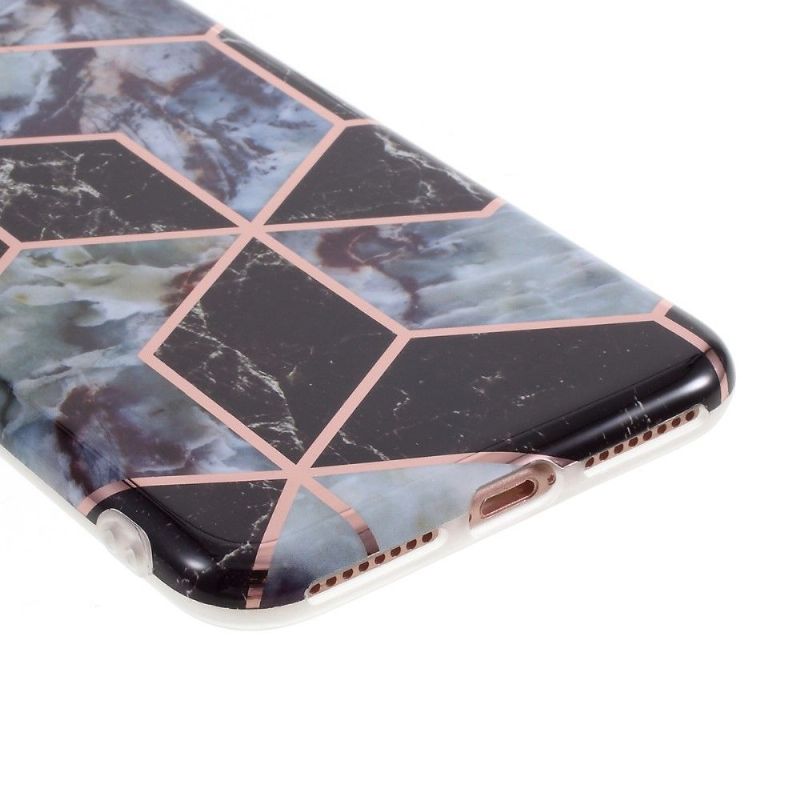 Mobilcover iPhone 8 Plus / 7 Plus Original Geometrisk Marmor