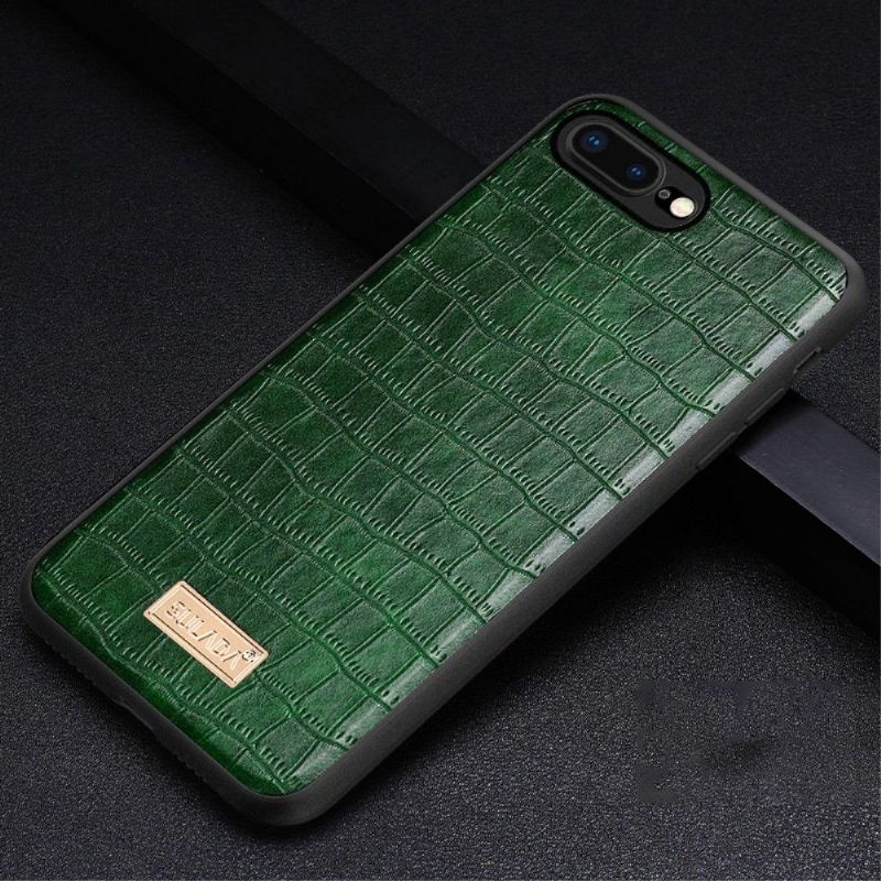 Mobilcover iPhone 8 Plus / 7 Plus Original Sulada Croc Lædereffekt