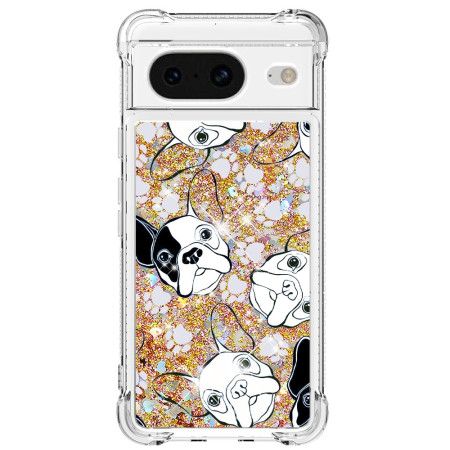 Cover Google Pixel 8 Hr Hundeglitter