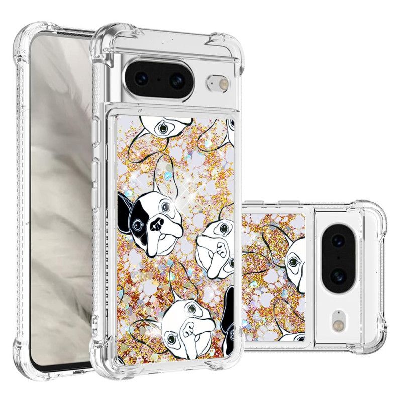 Cover Google Pixel 8 Hr Hundeglitter