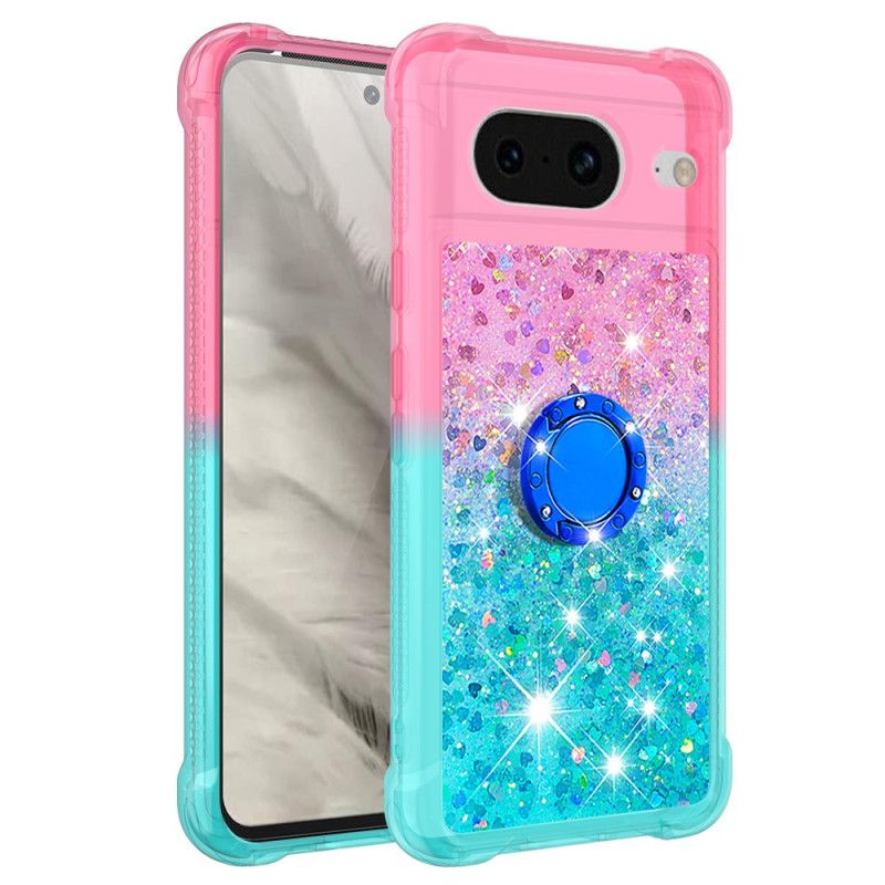 Cover Google Pixel 8 Telefon Etui Glitter Ring-holder