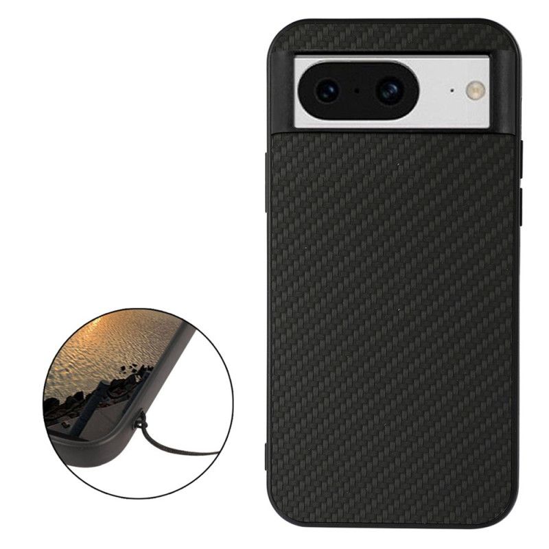 Cover Google Pixel 8 Telefon Etui Klassisk Kulfiber