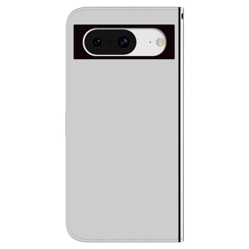 Flip Cover Google Pixel 8 Spejl Og Snor